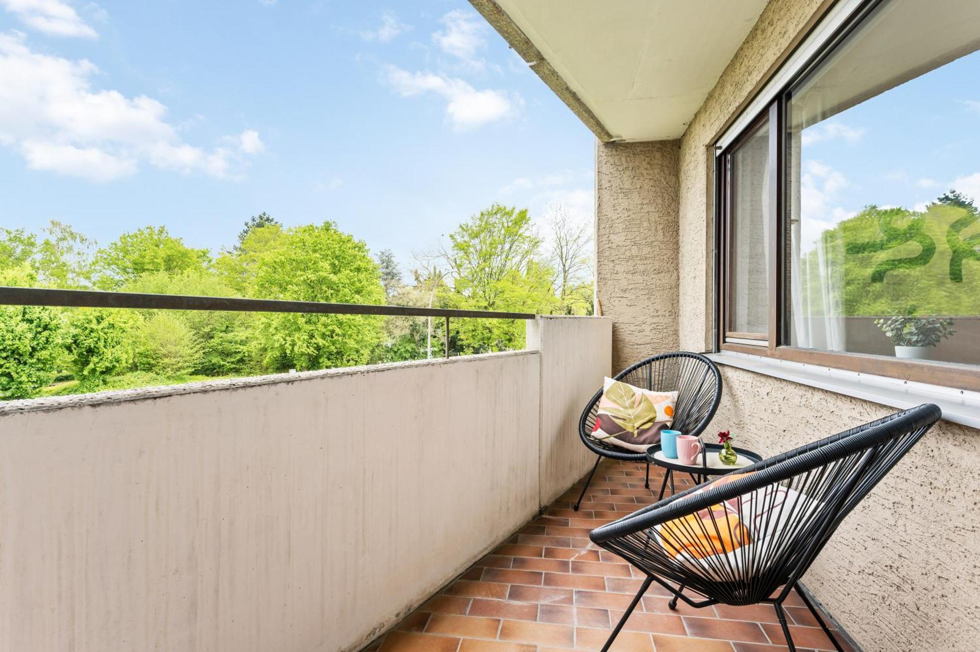 Idyl Kostenloser Privat-Parkplatz Wifi Smarttv Balkon Ludwigsbourg Extérieur photo